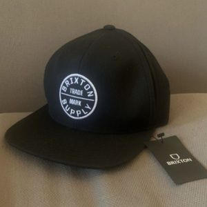 Brixton "Oath III" Snapback Hat (Black) SU21 6-Panel Classic Patch Cap